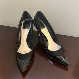 Christian Dior Black Patent Leather & Suede Pumps Euro 40